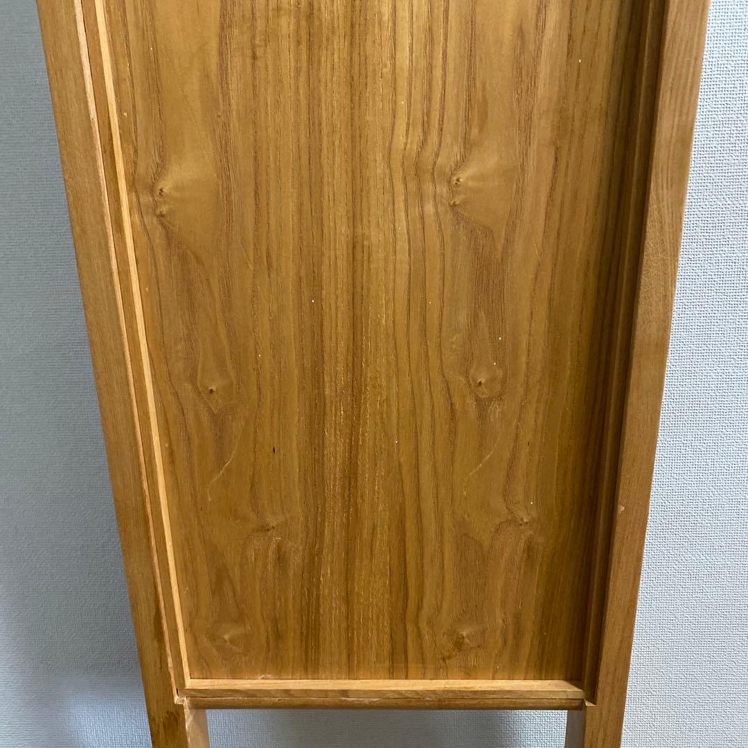 MUJI 無印良品 希少 生産終了品 廃盤品 タモ材 スタンドミラー 姿見 木製