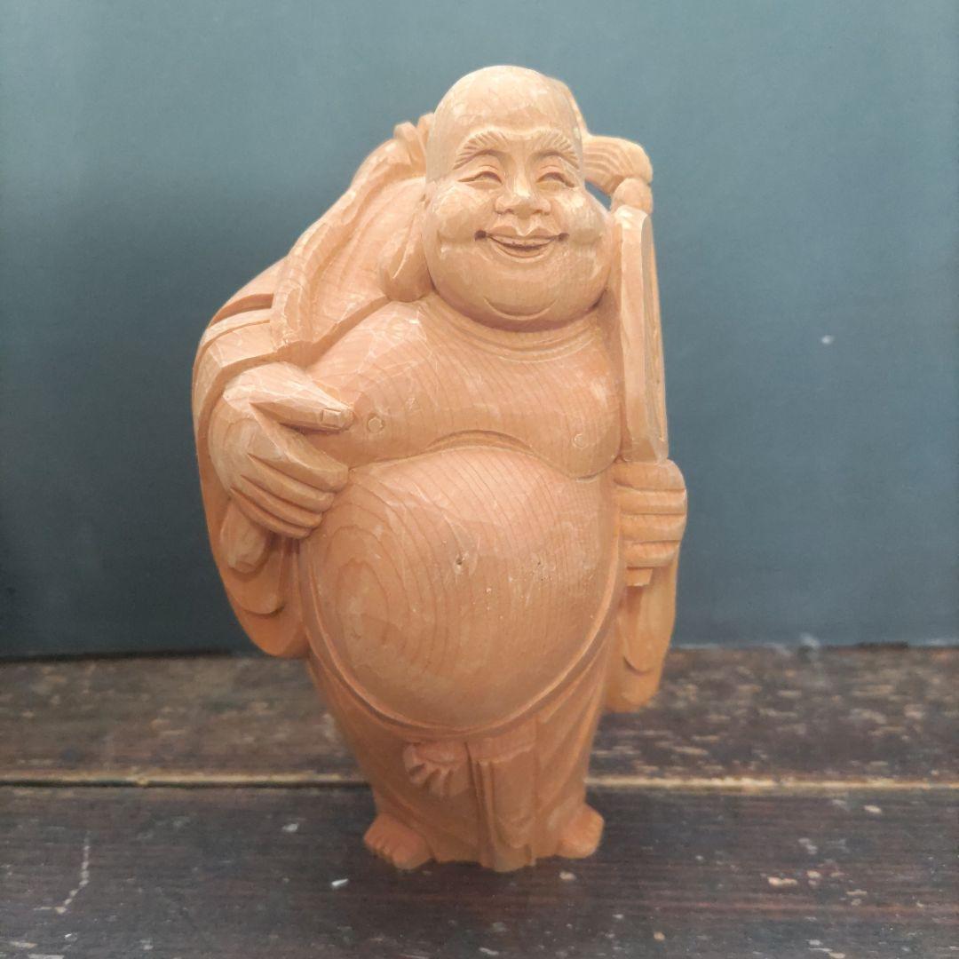 七福神木彫り　手掘り