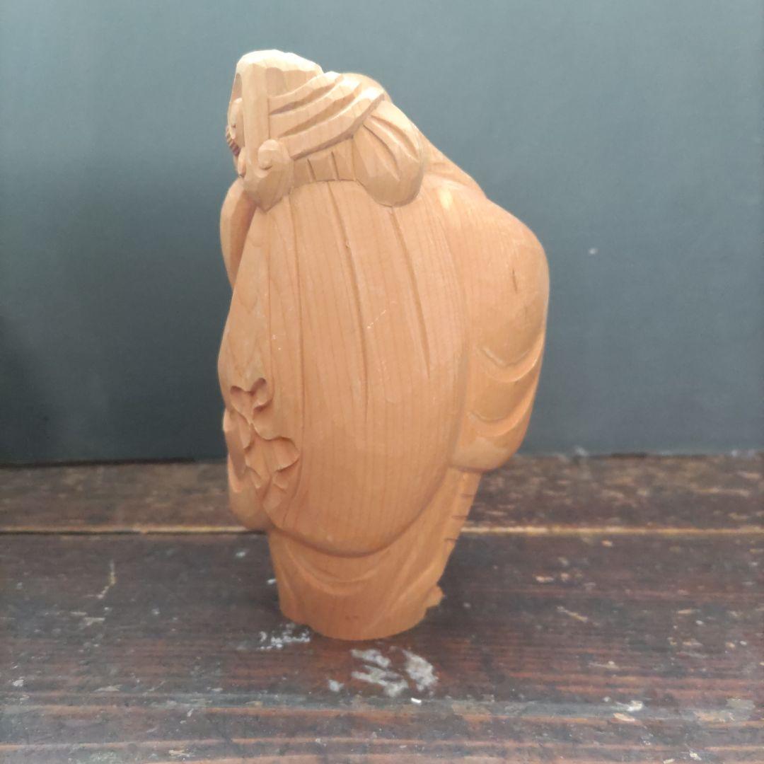 七福神木彫り　手掘り