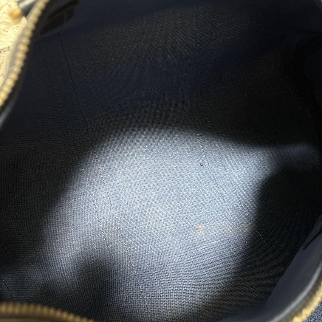 GUCCI オールドグッチ GG PVC ボストンバッグ 大容量