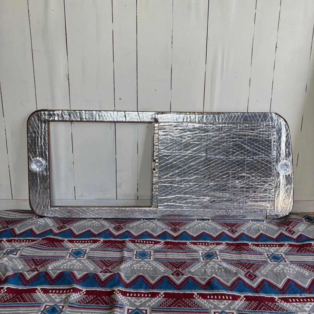 ハイエース 窓埋めパネル 開閉式 左右セット 断熱シート加工 木目