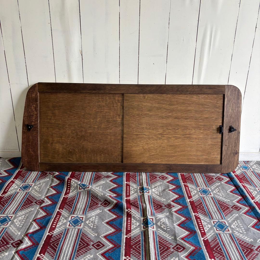 ハイエース 窓埋めパネル 開閉式 左右セット 断熱シート加工 木目