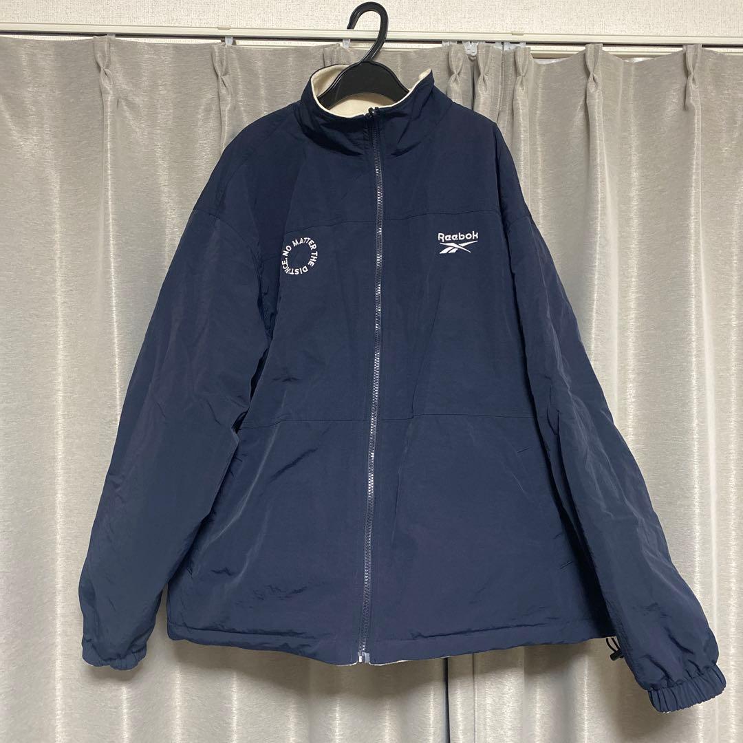 Reebok ネイビー ジャケット Lサイズ