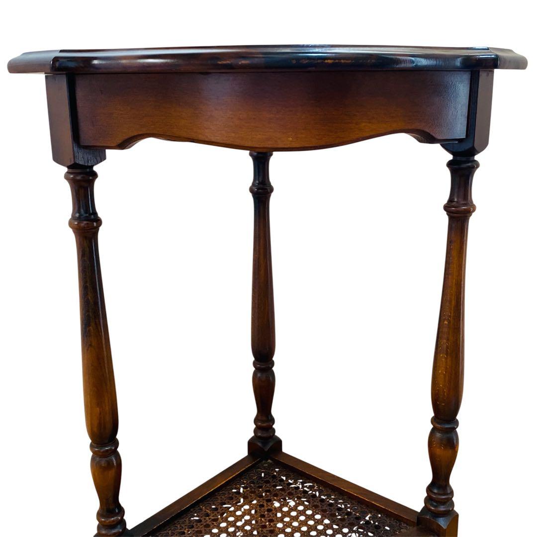 カリモク karimoku コロニアル コーナーテーブル 花台 電話台 ラック