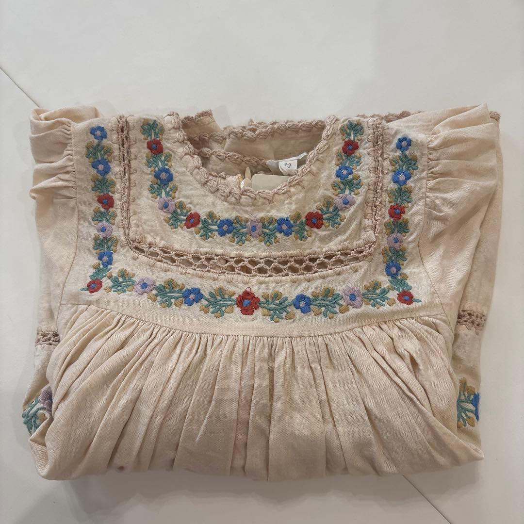 ワンピース Apolina Patsy Dress milk 2-3y