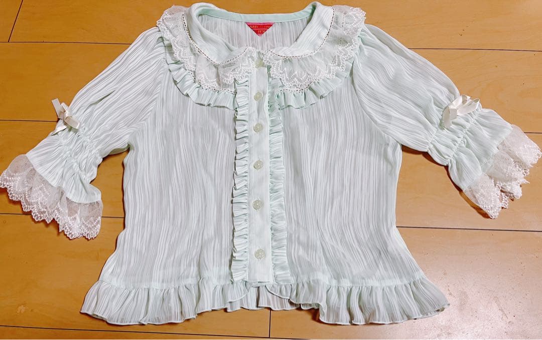 【ももも様】 BABY ブラウス ミント