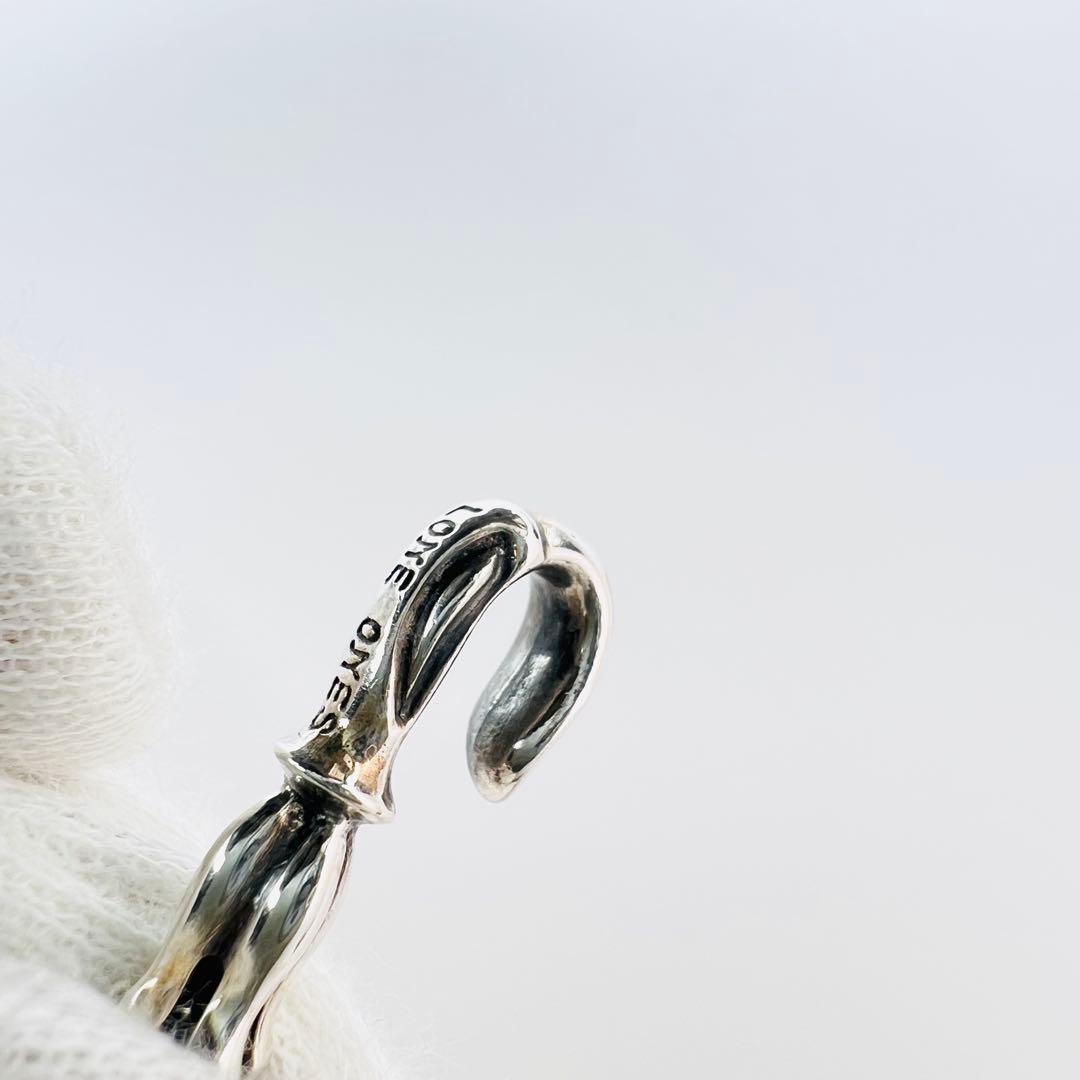 ロンワンズ レナードカムホート リンクドクレーンリング ネックレス.