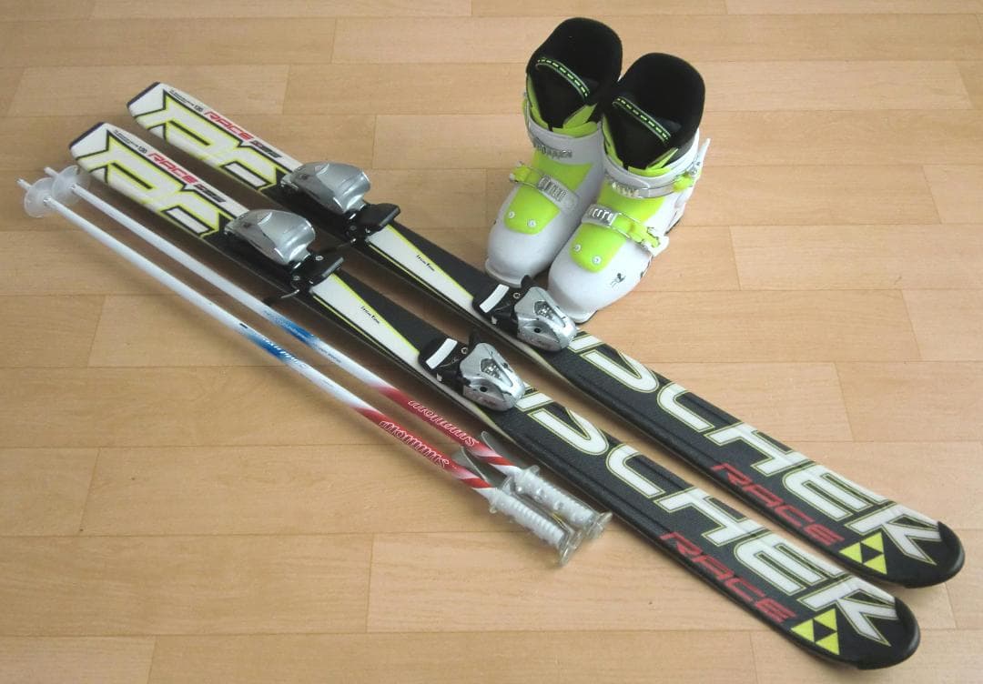 ■■12月・1月限定■送料無料■子供用スキーセット■120/22.5■WAX■■