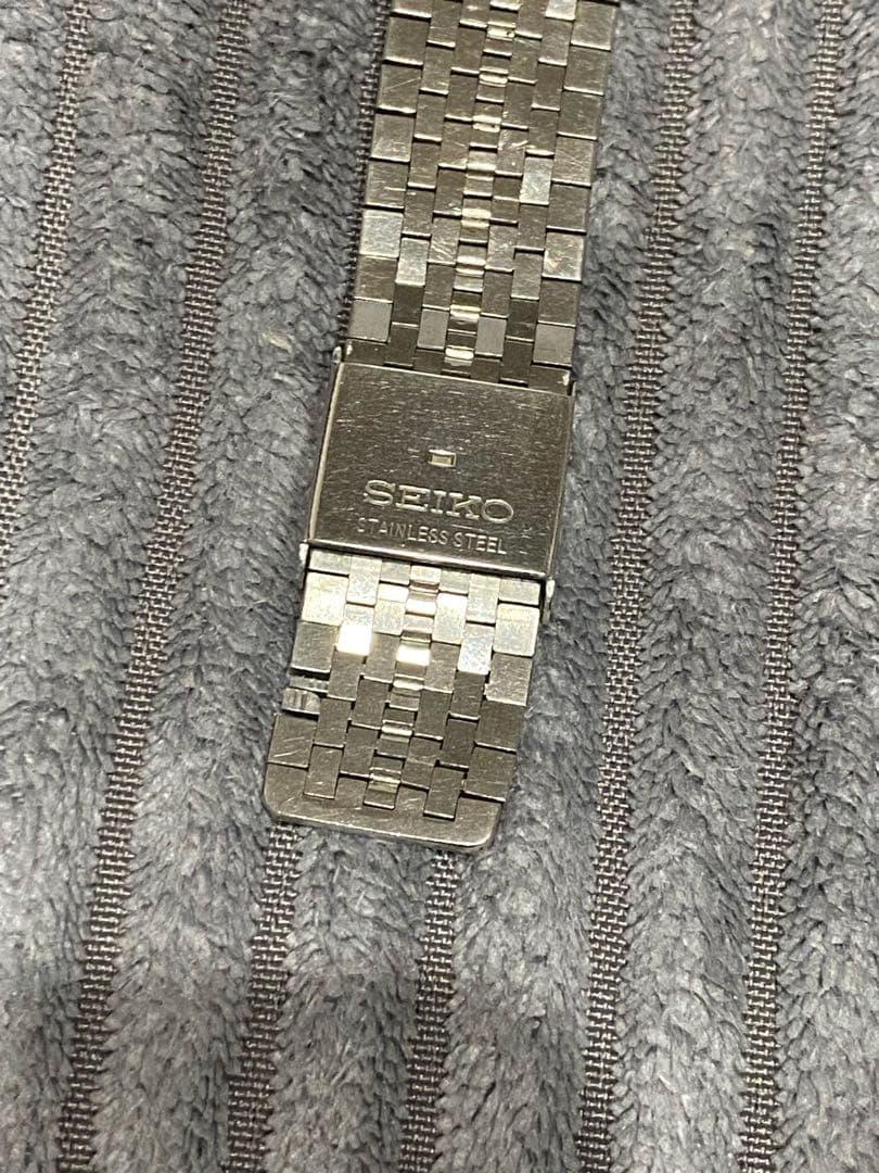 稼働　セイコー　グランドクォーツ　4843-7000 デイデイト　10角ベゼル
