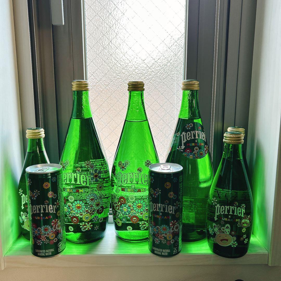 限定　瓶　未開封　ペリエ&村上隆コラボ　Perrier カイカイキキ　8本セット