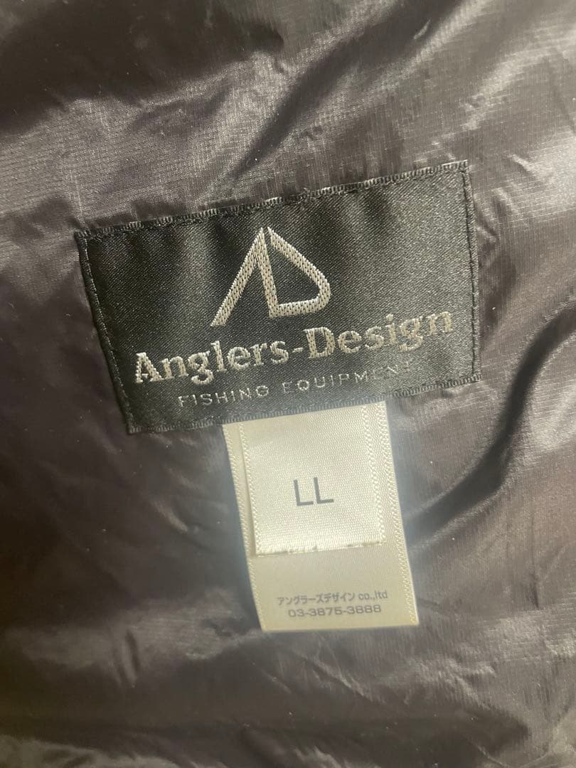 Anglers Design インナー ダウン ジャケット LL ブラック
