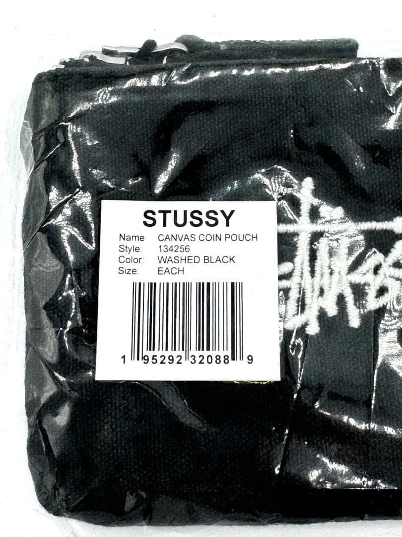 【新品・未使用】STUSSY ケース　canvas coin pouch