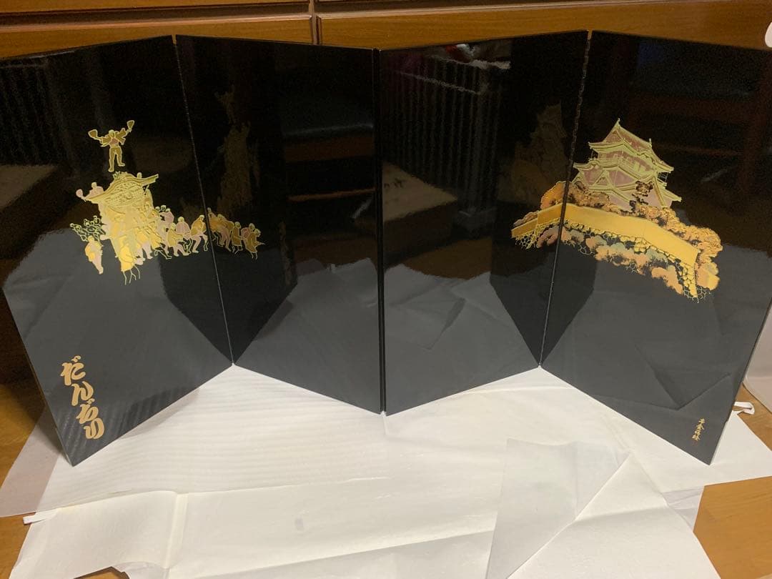 だんじり　屏風