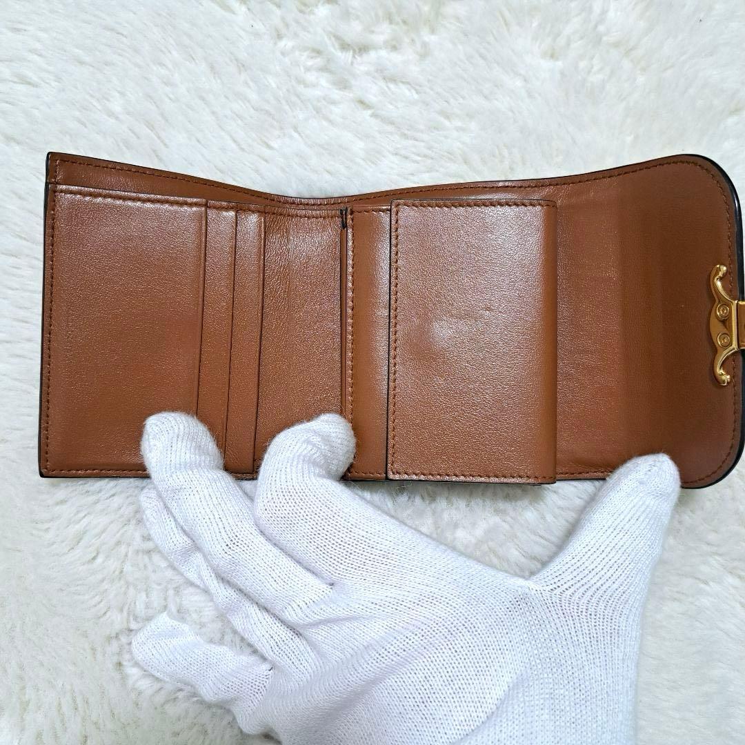 ✨極美品　正規品✨セリーヌ　三つ折り　キャンバス　スモールトリフォールド