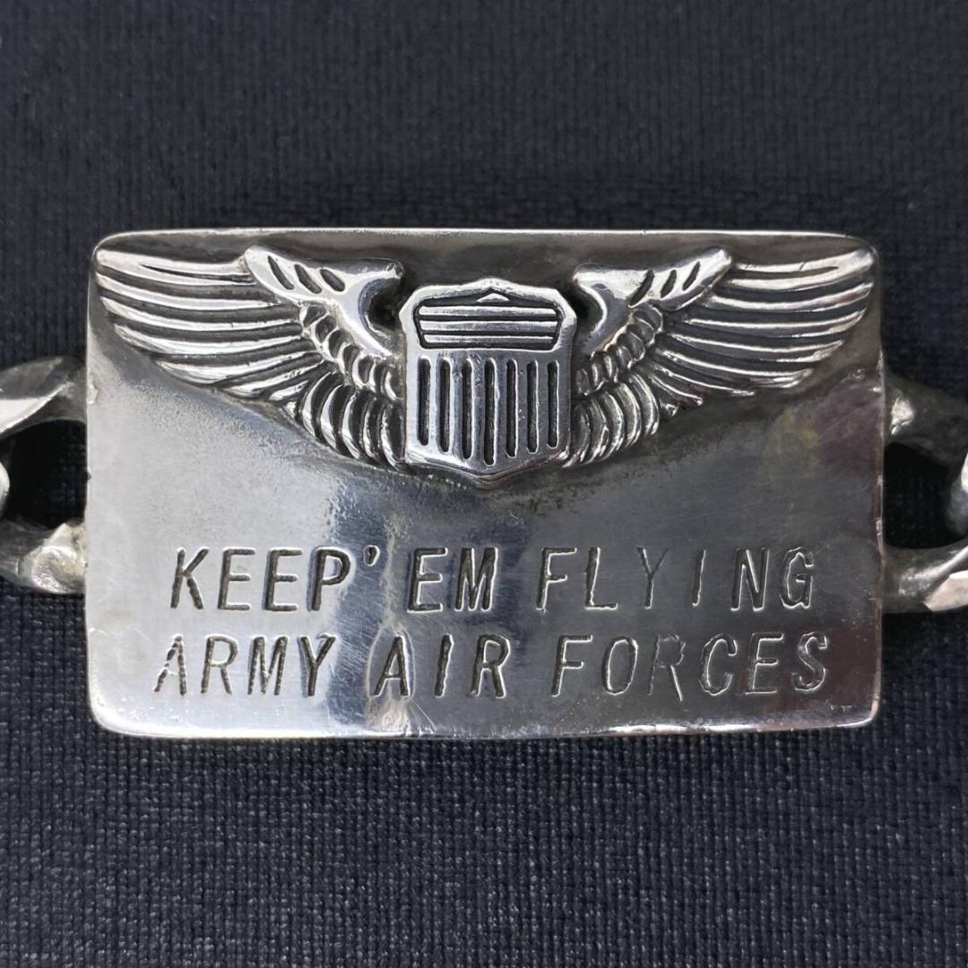 アクセサリー BUZZ RICKSON'S AVIATOR SILVER BRACELET