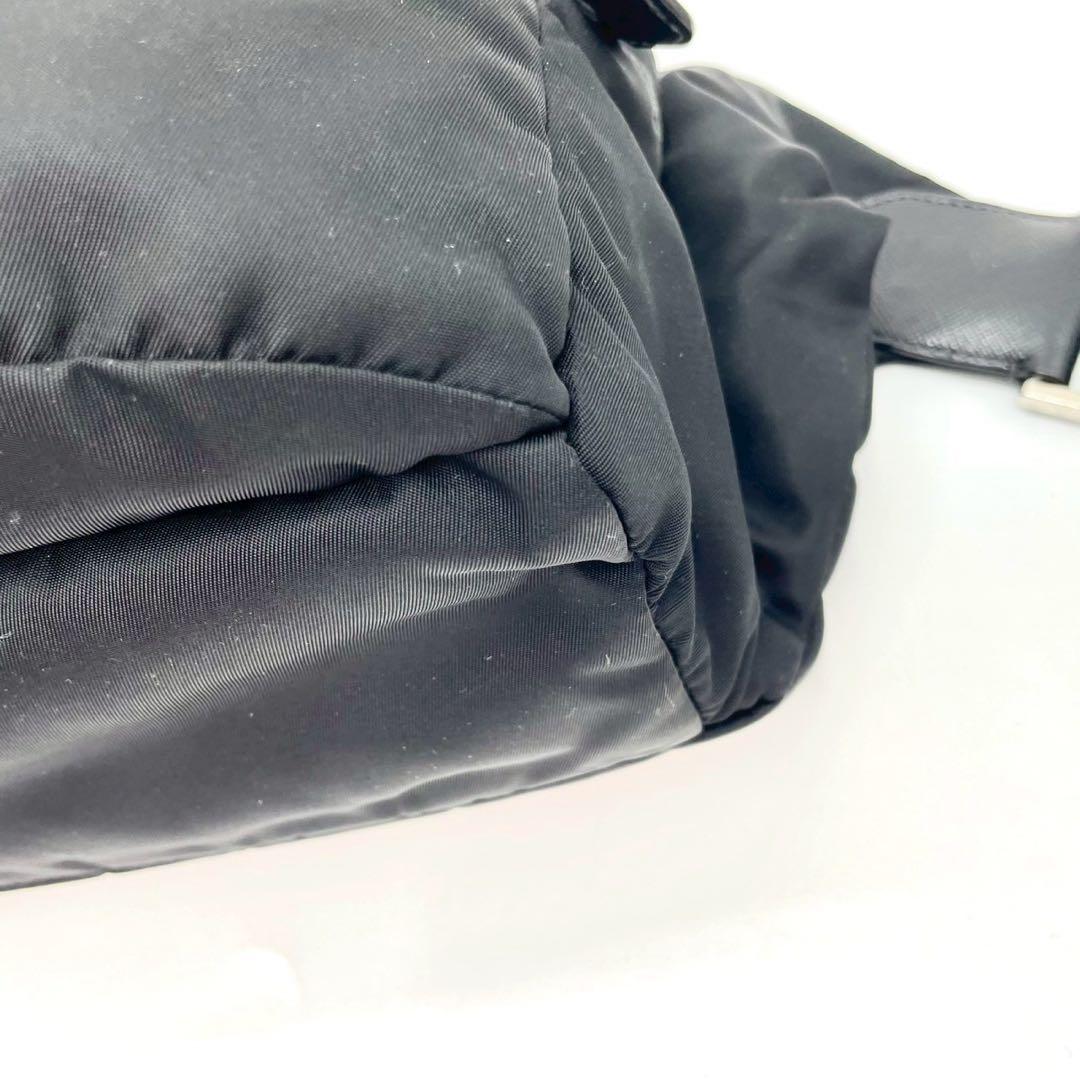 RFID認証⭐︎プラダ ボディバッグ 2VH038 ブラック ナイロン