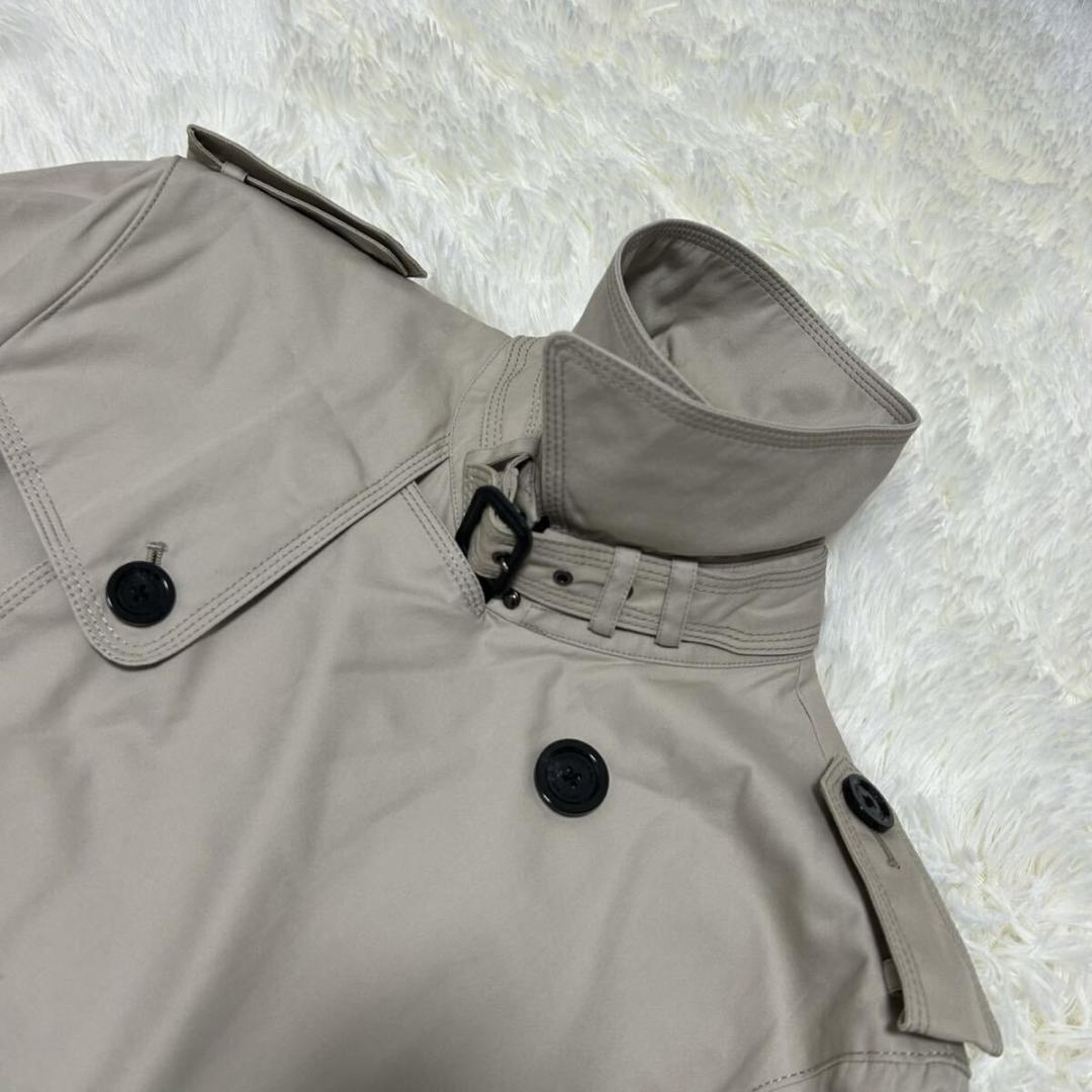 【極美品/希少LL!】バーバリーブラックレーベル トレンチコート ノバチェック