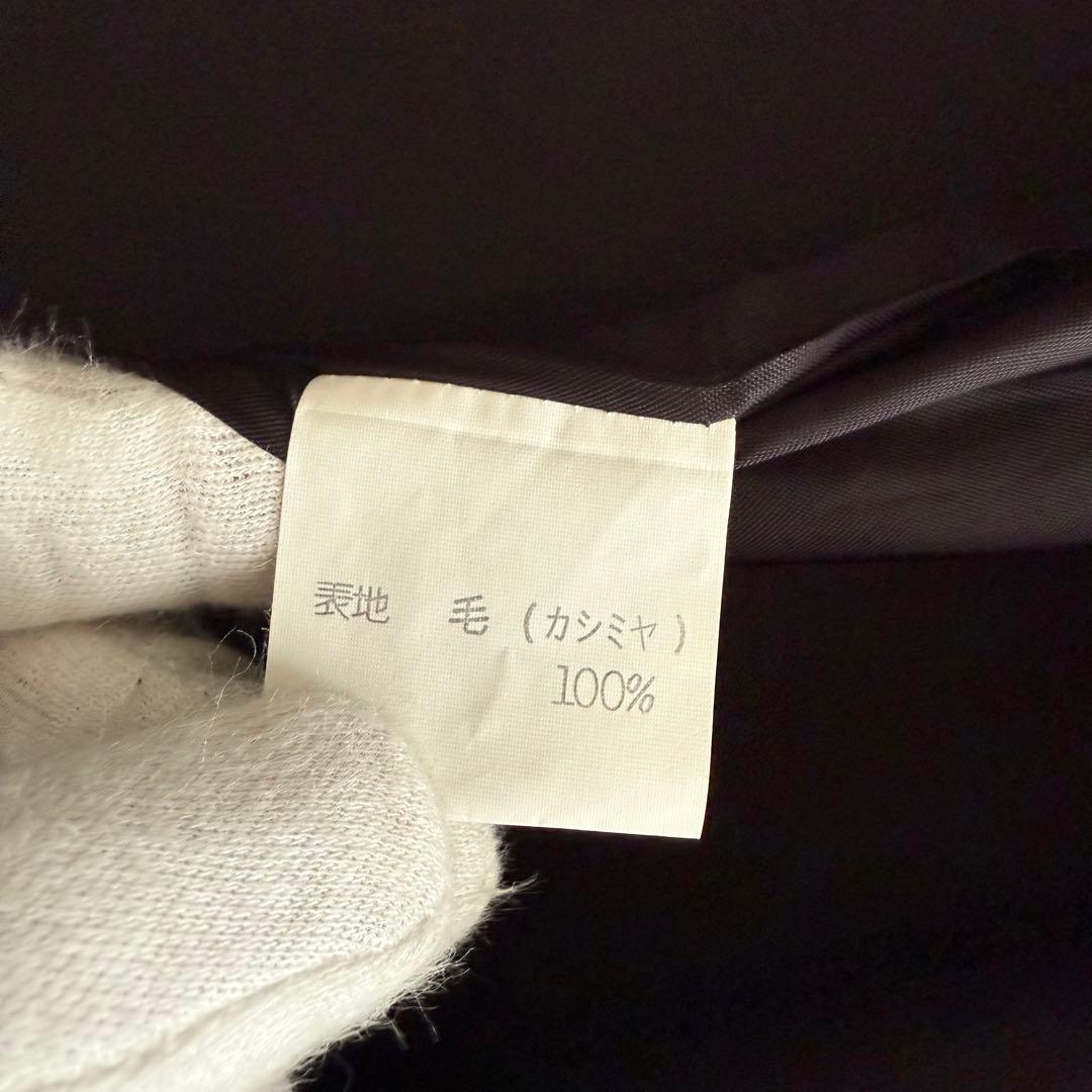 ロロピアーナ　スーパーロングコート　カシミヤ100% 黒　42 大きいサイズ