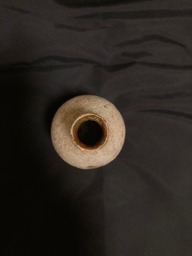 【共箱・落款】日展会員 伊藤東彦 益子焼 布目象嵌徳利「猫柳」静謐なる芸術品