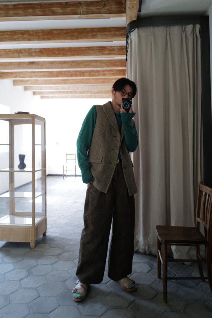 NICENESS × 柿乃葉 Ex VOLTON 4 柿渋染め 鉄焙煎 サイズ2