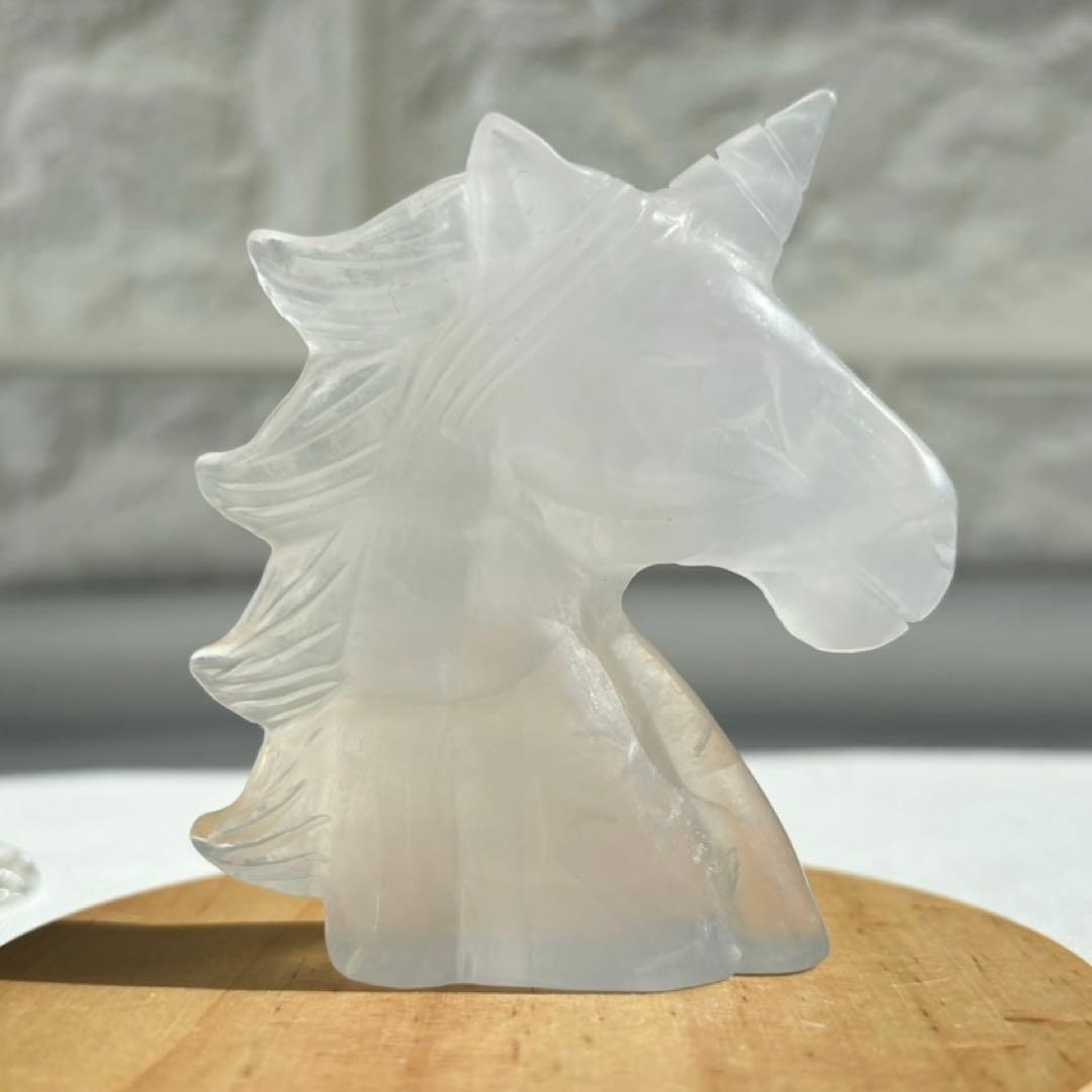 ミルキーフローライト ユニコーン　天然石 フローライト