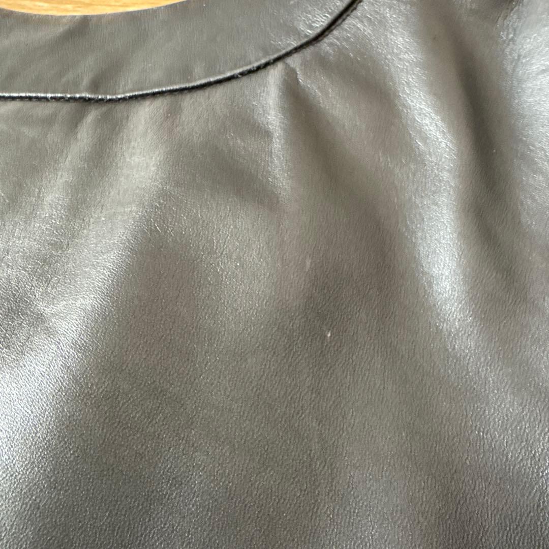 DOUBLE STANDARD CLOTHING レザージャケット　ブラック