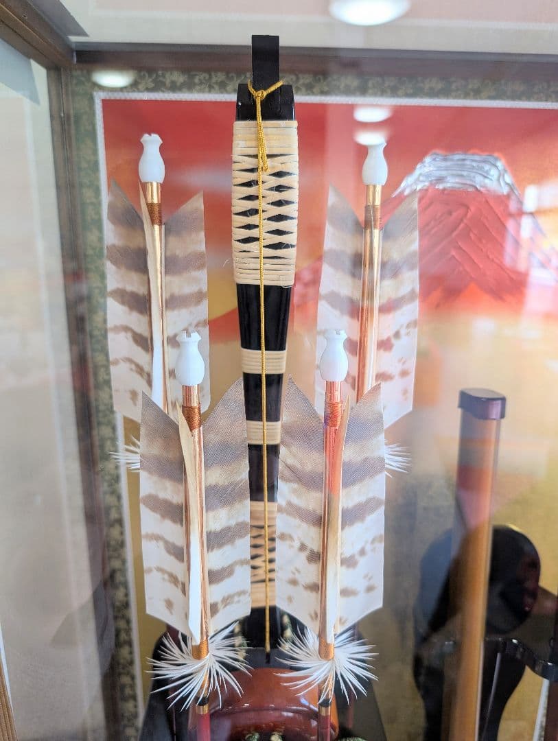 天豪 破魔弓 ガラスケース 正月飾り お正月 五月人形 兜飾り 鎧飾り 男の子1