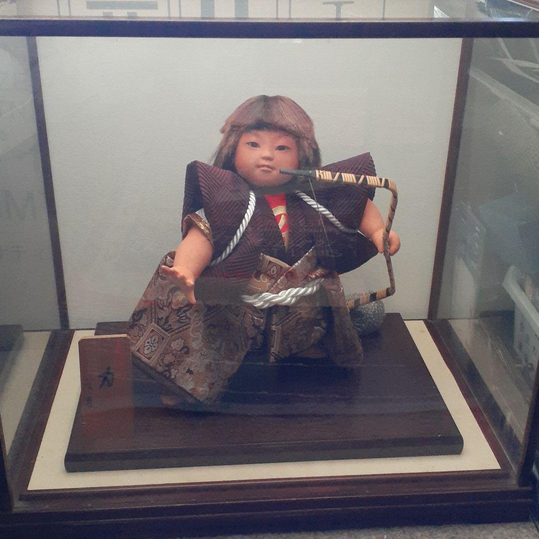 五月人形　日本人形　ガラスケース