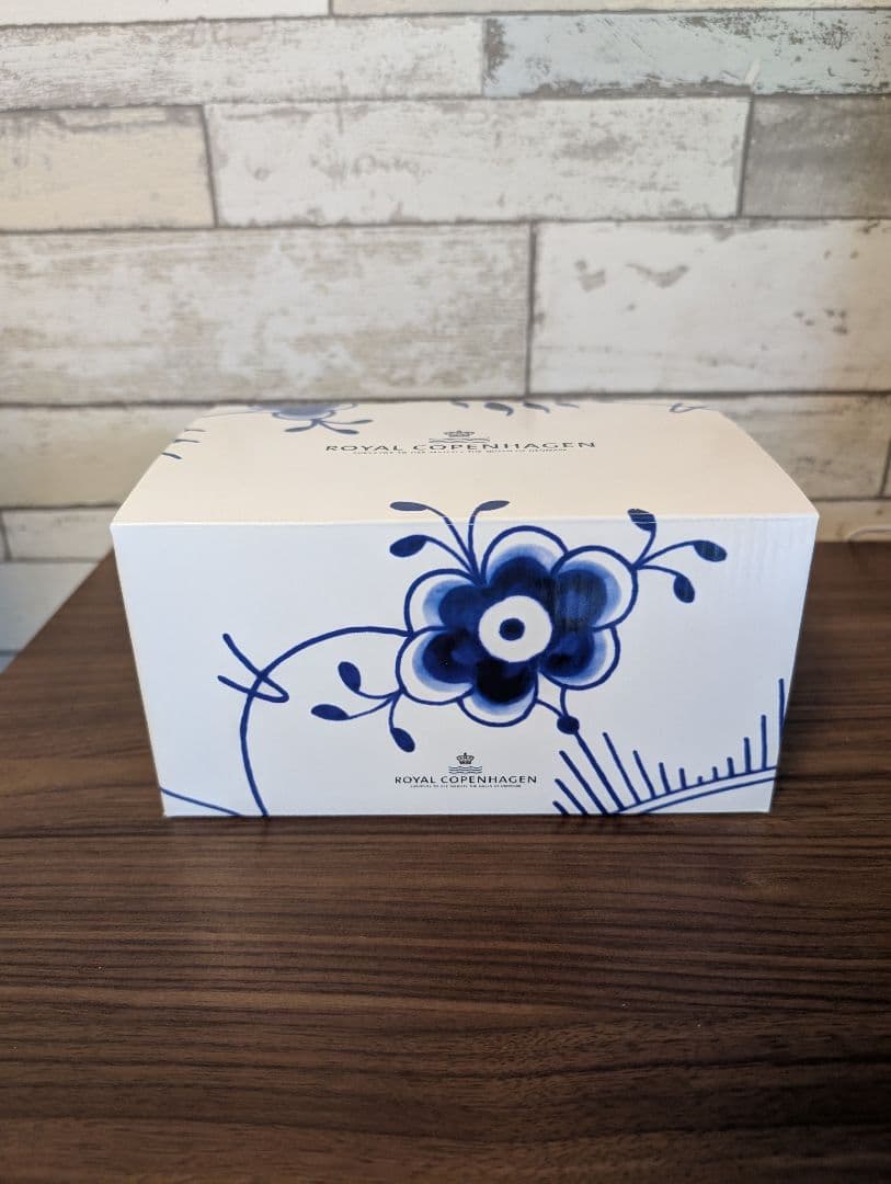 [新品] ロイヤルコペンハーゲン　ブルーフルーテッド メガ マグカップ ペア