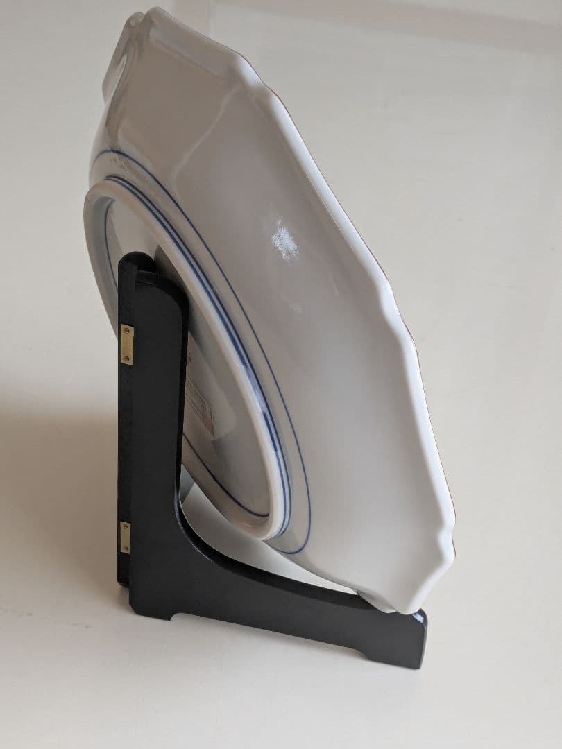 九谷焼 飾皿 | 北斎 神奈川沖浪裏 | 10号 皿立付 |