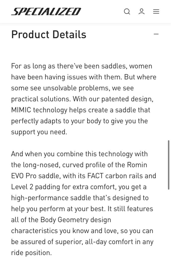 美品 スペシャライズド Romin EVO Pro MIMIC 155mm