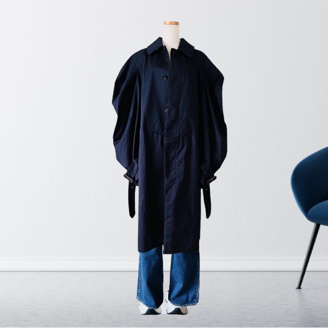 43万 BALENCIAGA ボリューム袖 コート 34 デムナ バレンシアガ