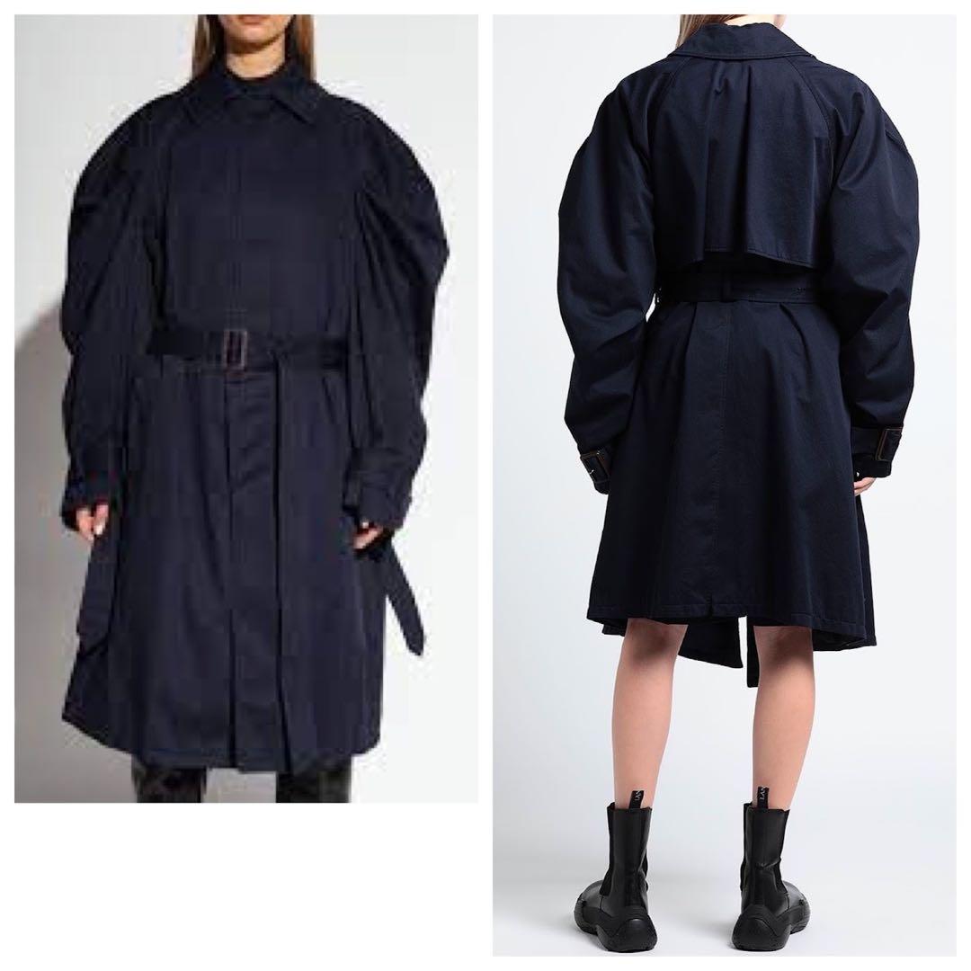 43万 BALENCIAGA ボリューム袖 コート 34 デムナ バレンシアガ