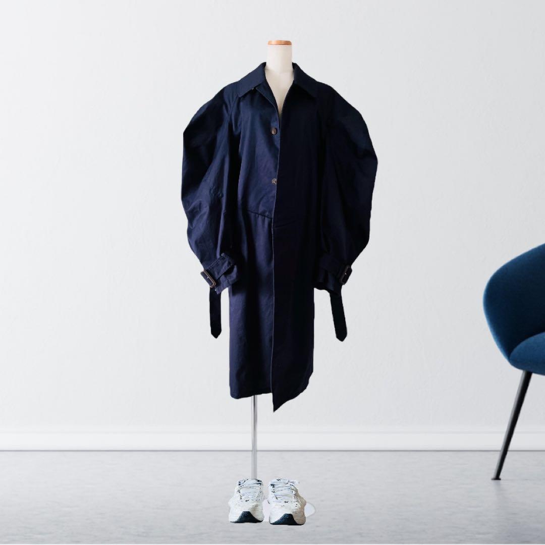 43万 BALENCIAGA ボリューム袖 コート 34 デムナ バレンシアガ