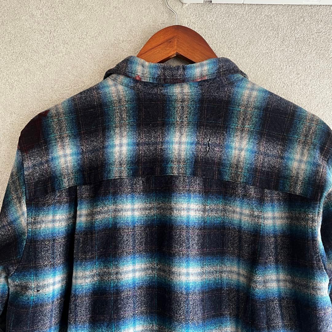 70s PENDLETON オンブレ　XLボートシャツ　アメカジ　ビンテージ