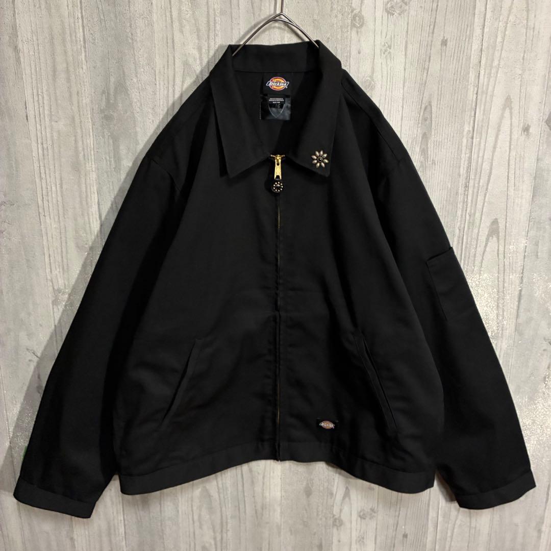 【人気入手困難】ディッキーズ　HTCコラボ　フラワーストーン　ジャケット　XL