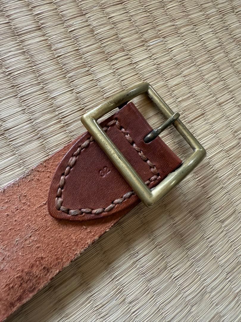 visvim ブラウンレザーベルト