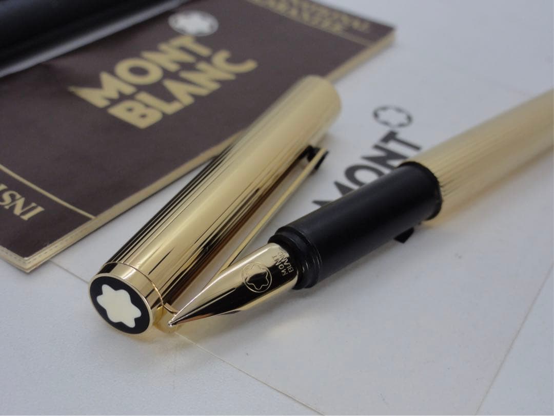 ※未使用に近い保管品！稀少度の高い総金張りSライン最高峰No2147★モンブラン