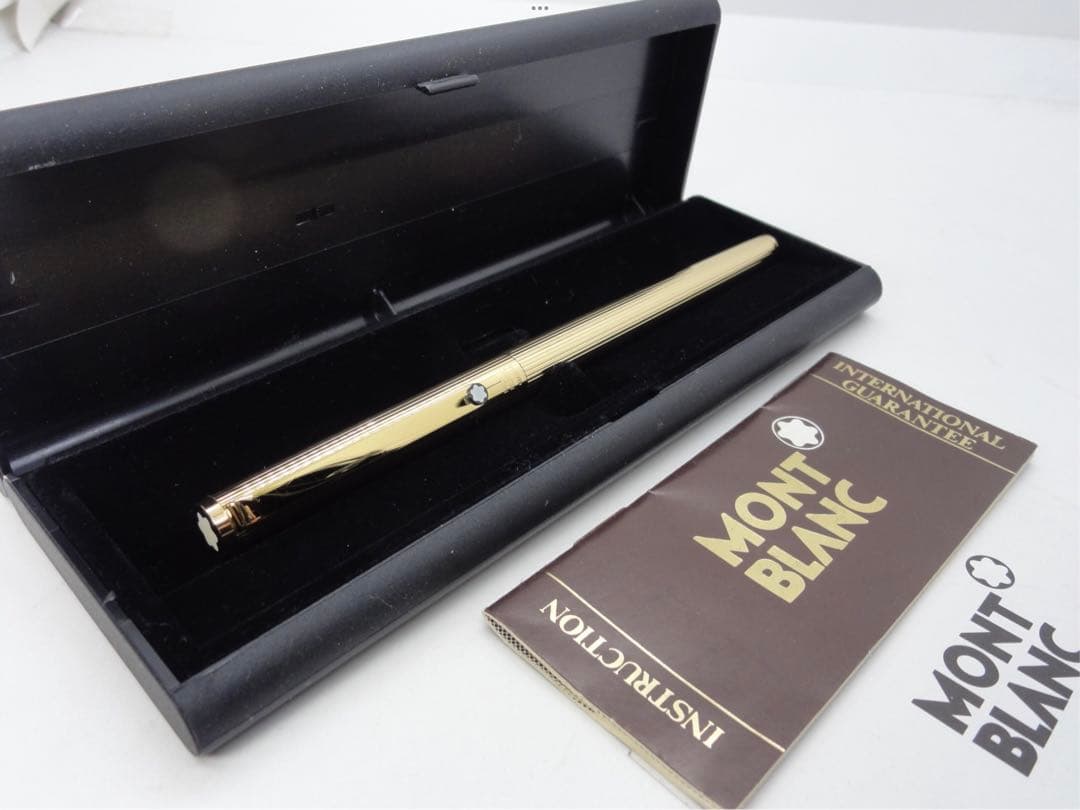 ※未使用に近い保管品！稀少度の高い総金張りSライン最高峰No2147★モンブラン