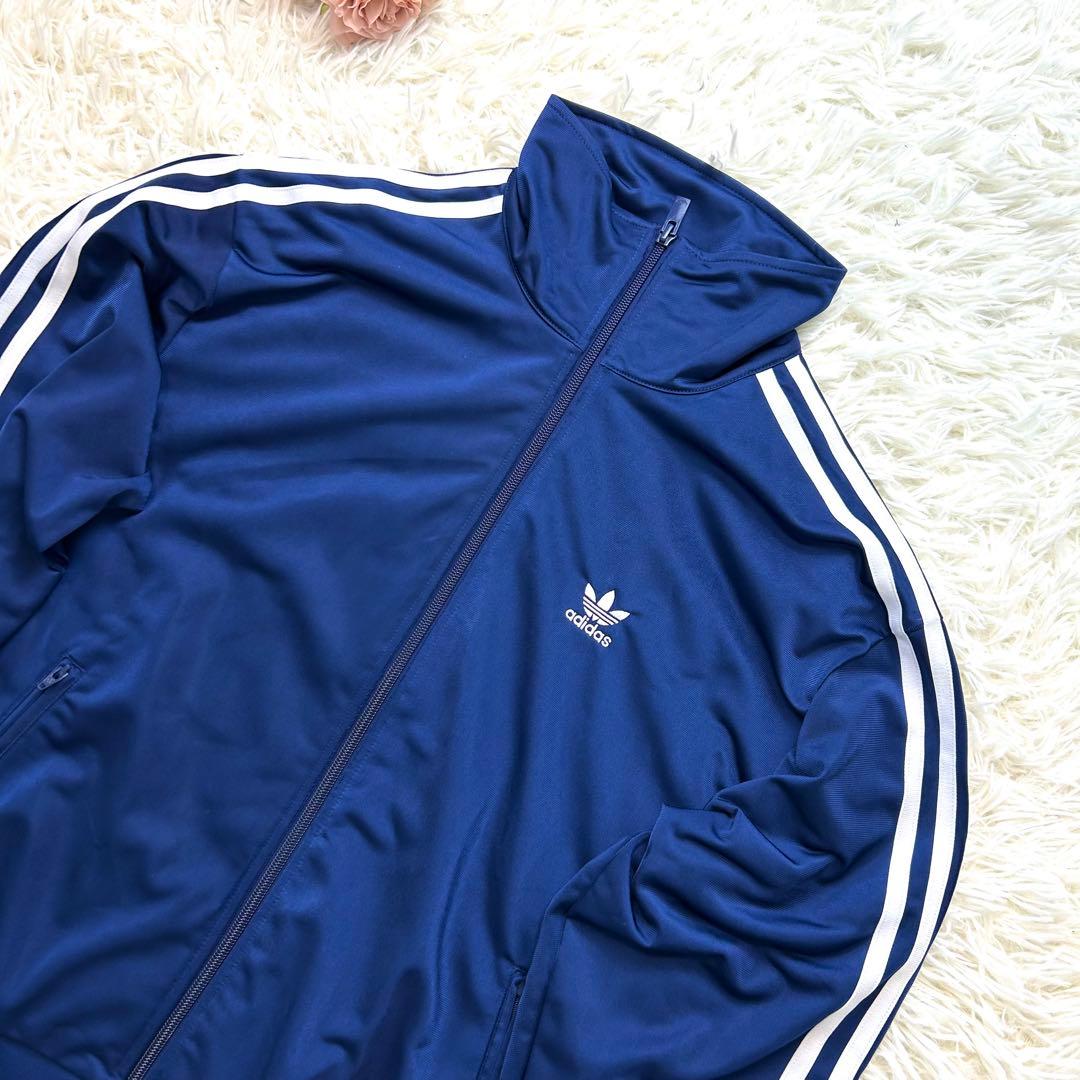 新品同様 アディダス ファイアーバード ハイネック トラックジャケット ネイビー
