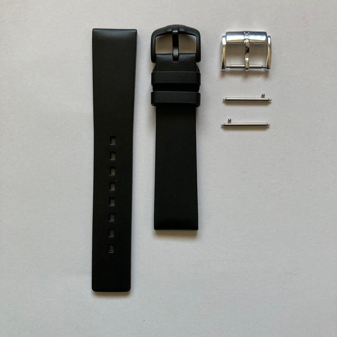 ヒルシュ・ピュアHIRSCH Pure(ラグ幅20ミリLサイズ)ブラック+黒尾錠