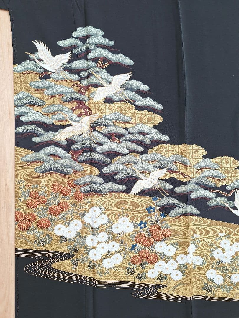 着物リメイクワンピース3654