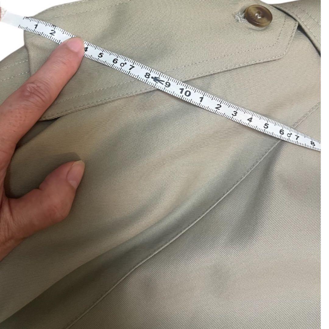 【未使用★タグ付】アクアスキュータム トレンチコート 撥水加工 ロング ベージュ