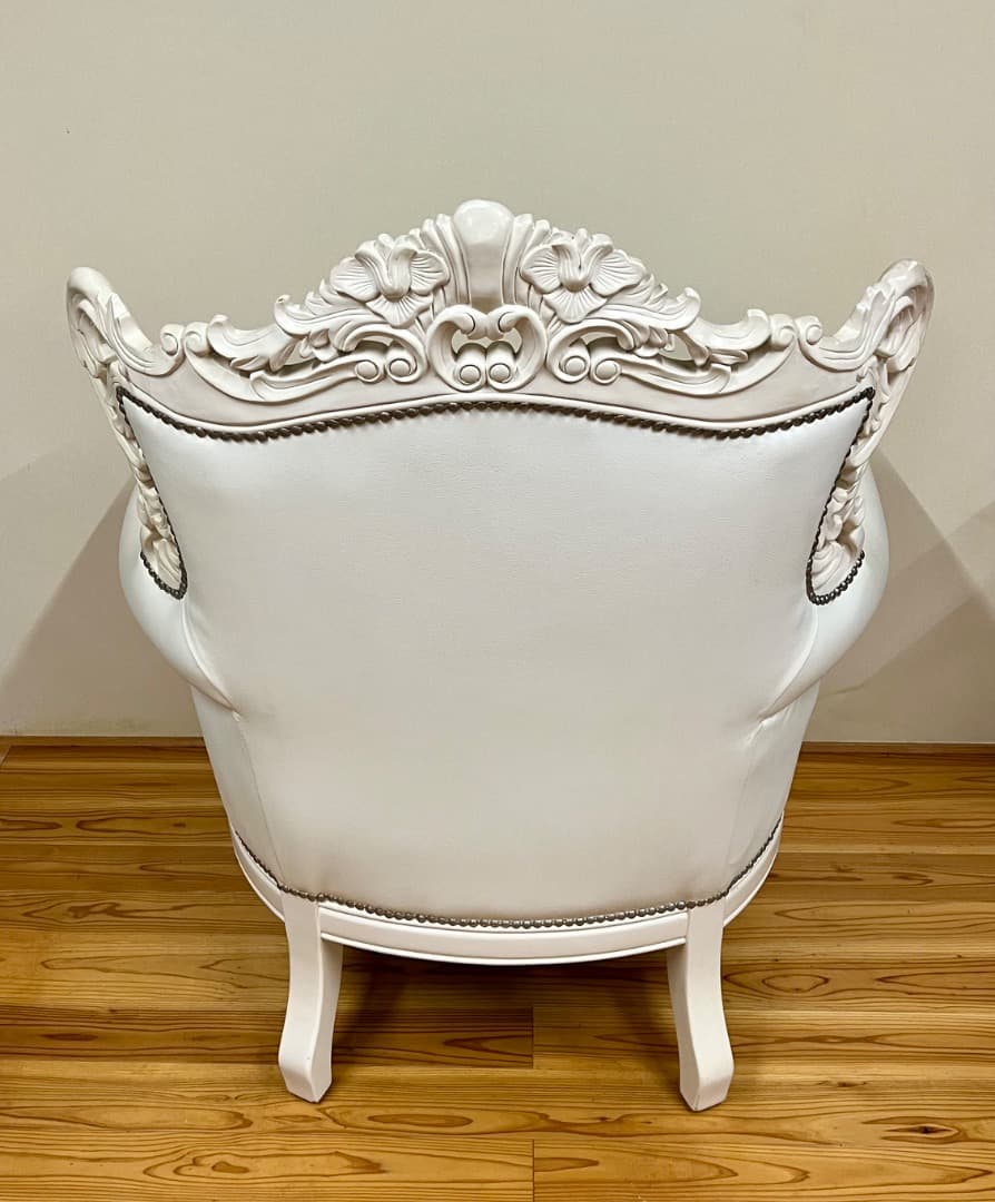 ひとり掛け　猫足レザーソファー　送料無料‼︎