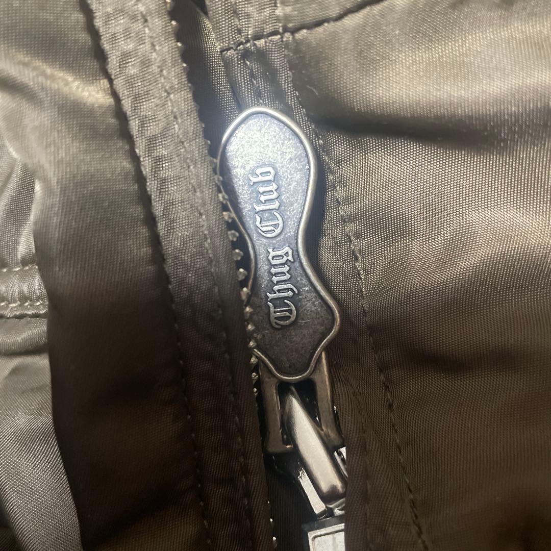 THUG CLUB ブラウン MA-1 フライトジャケット