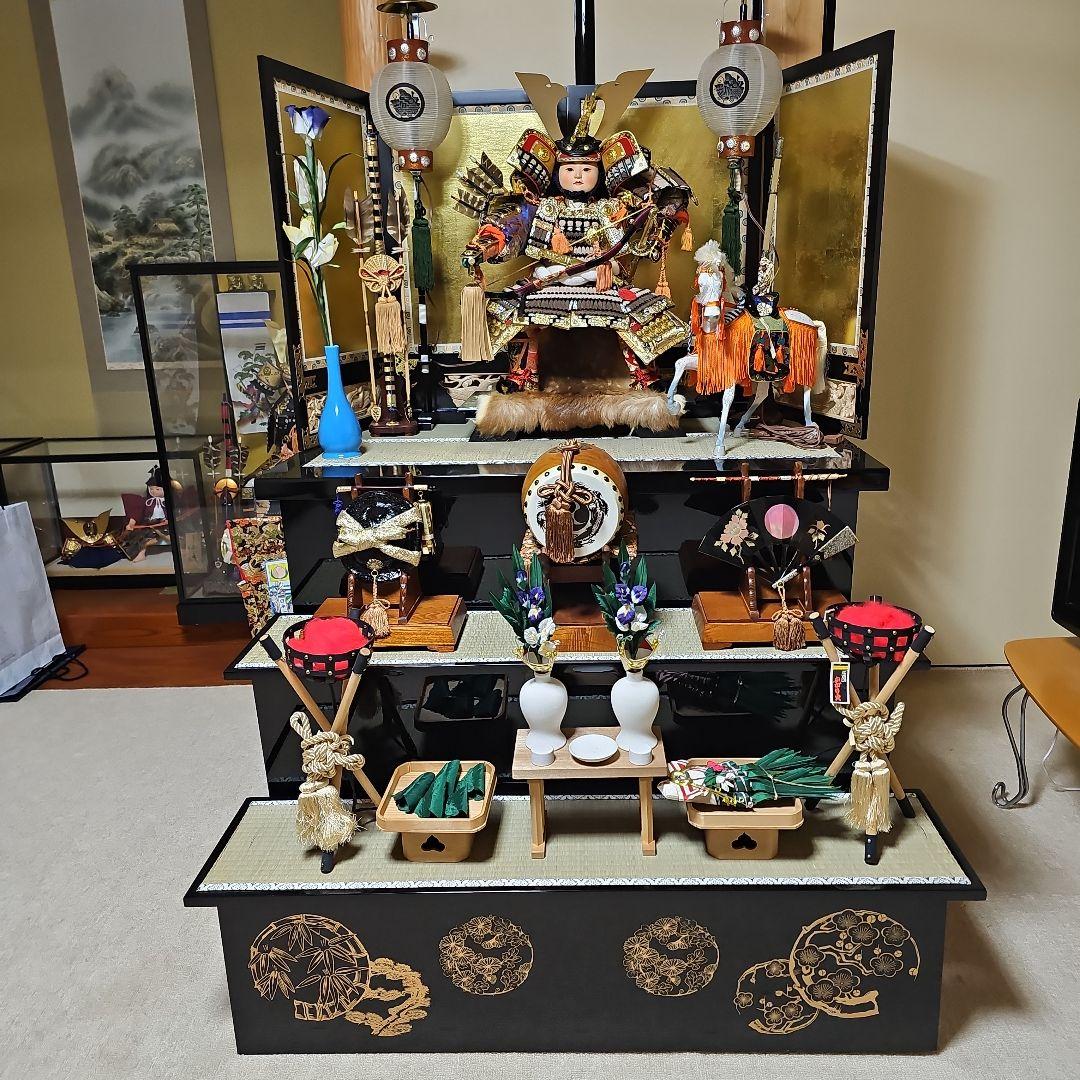 3段　5月人形　（5月人形）　良品