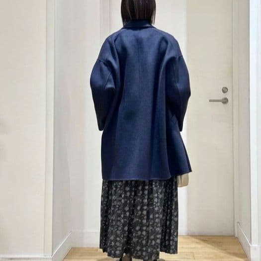 DOORS　ウールリバーテーラードコート　ネイビー