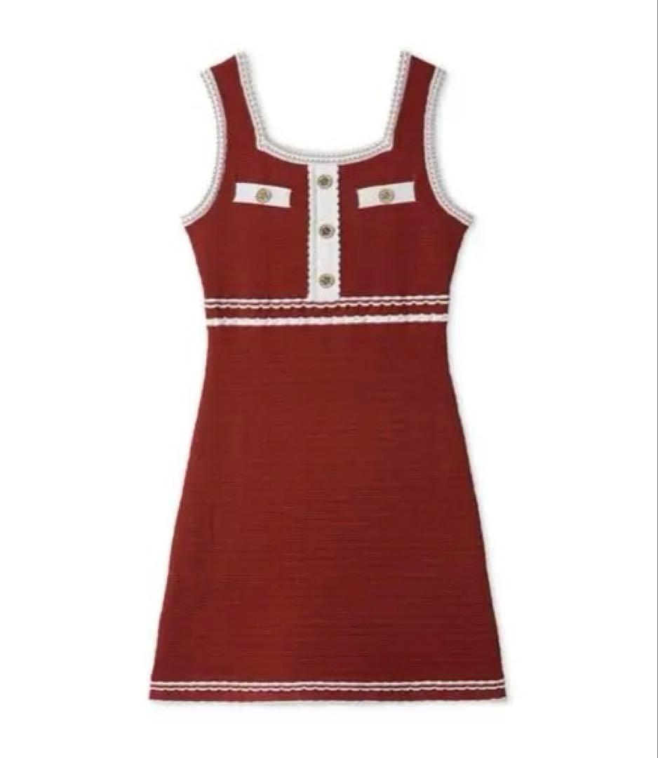 【LILYBROWN×MARY QUANT】デイジーボタンミニニットワンピース