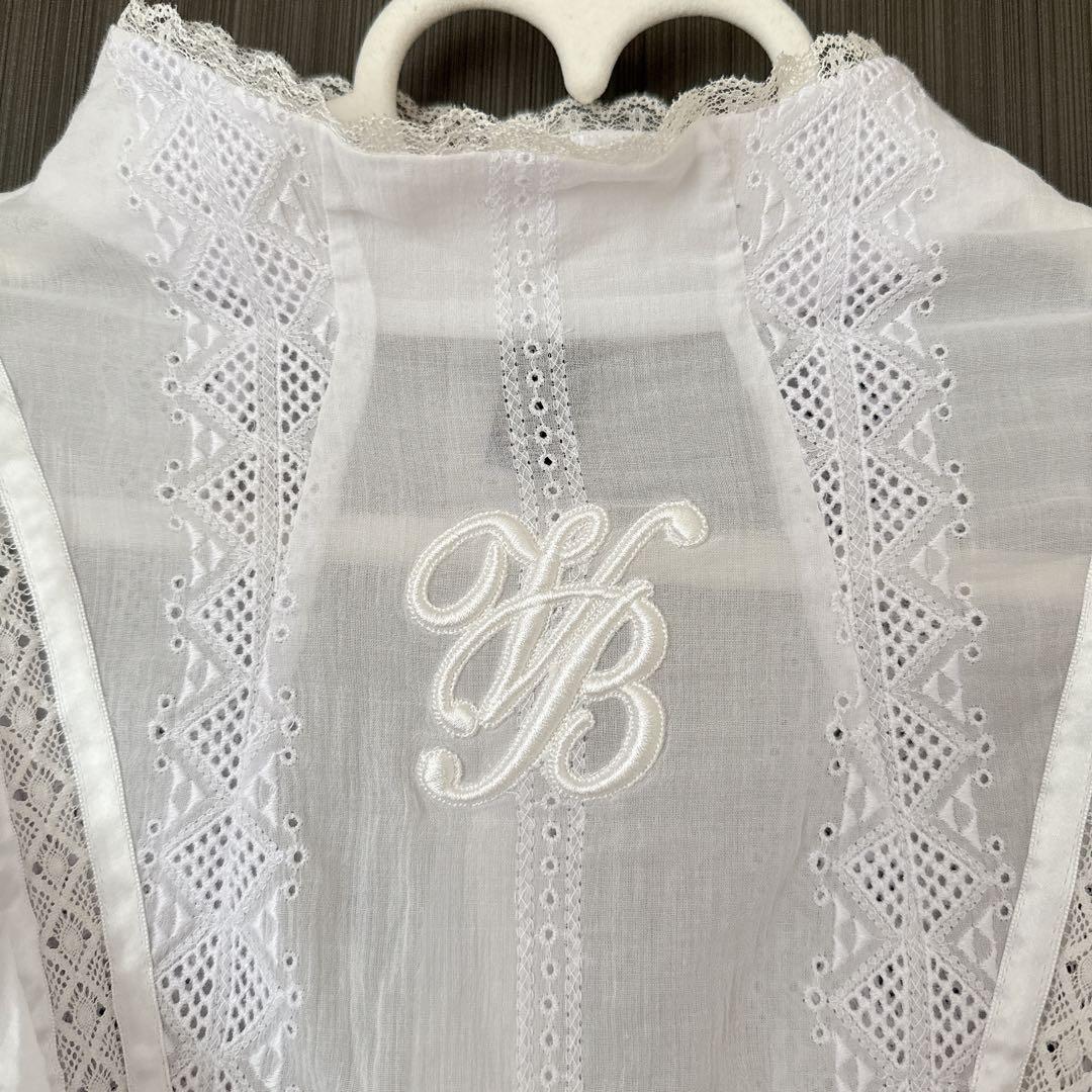 【美品】verybrain レースブラウス　ベリーブレイン　トップス　白