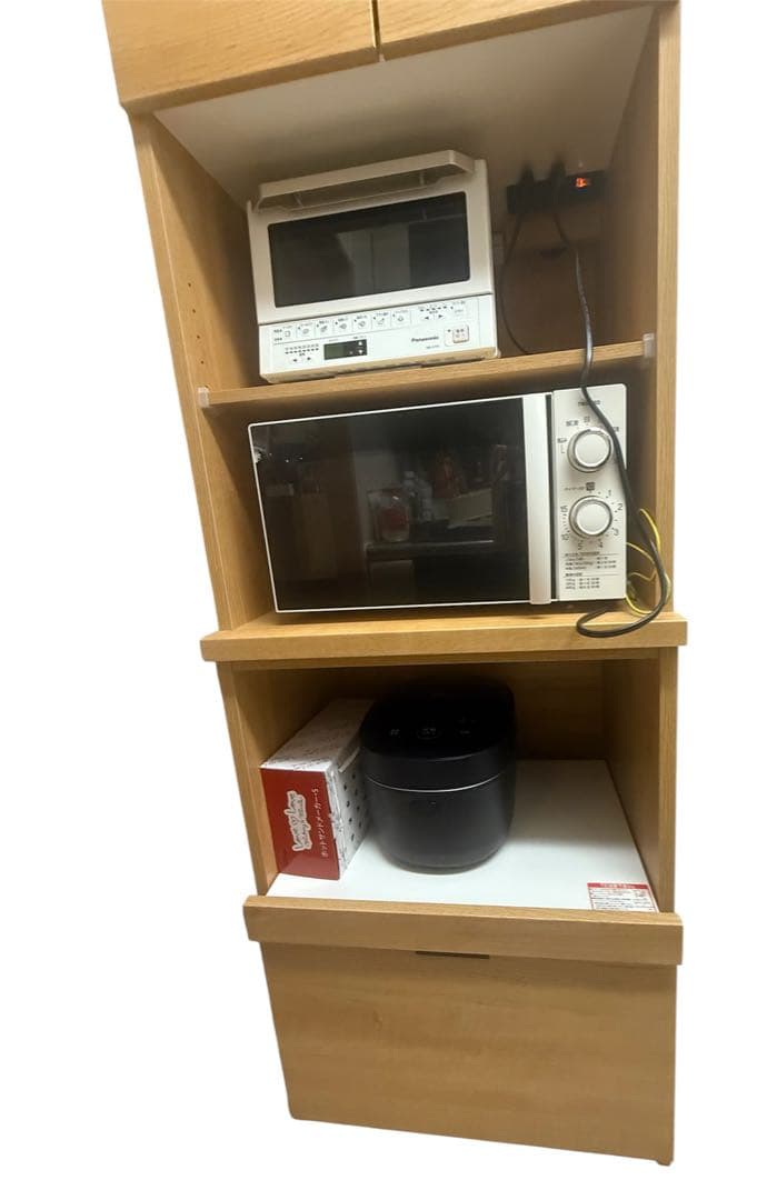 【引越セール】【送料込み】レンジボード(エトナ60RB LBR) ニトリ